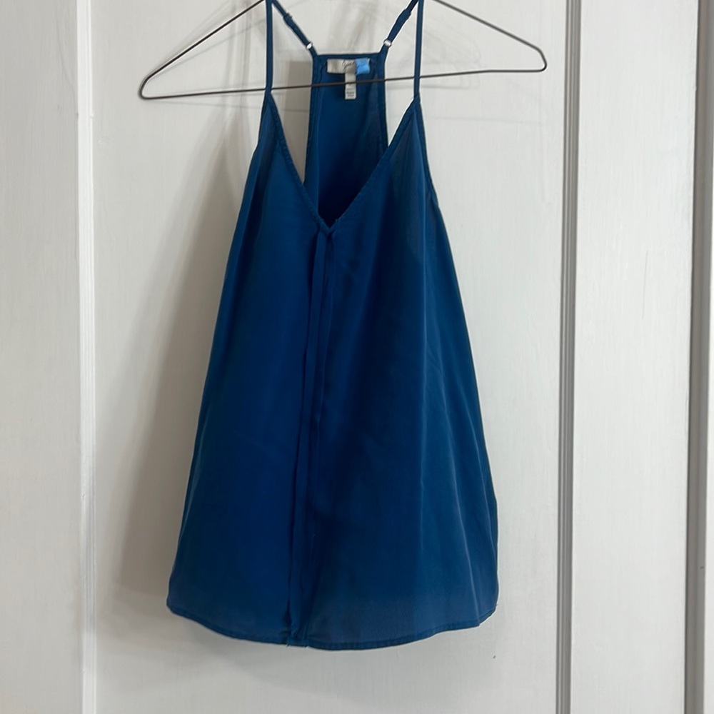 Blue cami top
